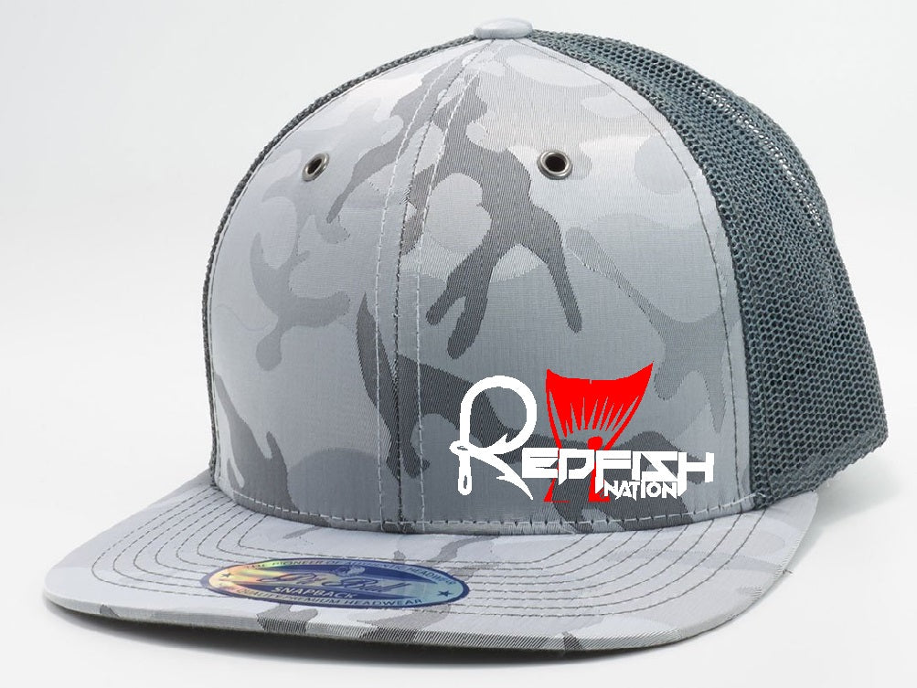 Redfish Nation Cap Light Grey Trucker CAMB2021
