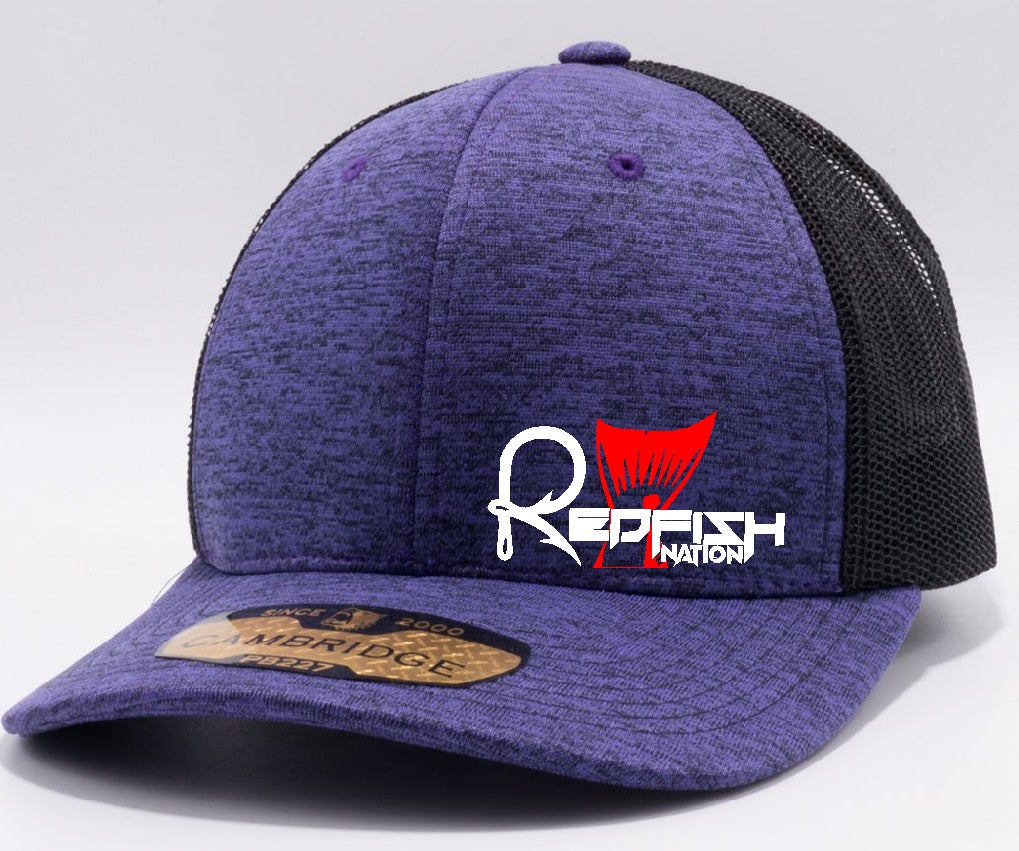 Redfish Nation Cap Heather Purple/Black CAMBPRPL