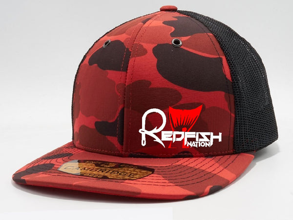 Redfish Nation Red Camo Cap - 2021