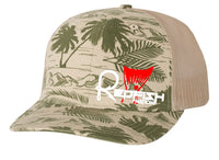 Redfish Nation Logo Cap - Palm Tree Green RCHTRK