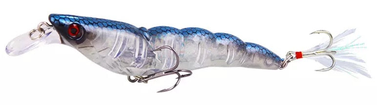 Redfish Nation Shrimp Crankbait Lure - Clear Shrimp