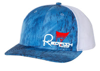 Redfish Nation Logo Cap - Blue Streak/White