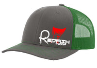 Redfish Nation Logo Cap - Charcoal/Green