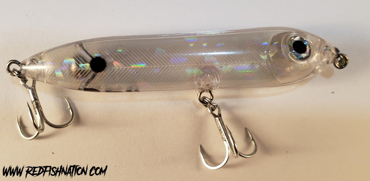 4" Clear RFN Submarine top water lure