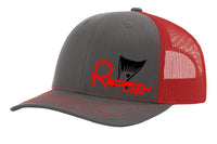 Redfish Nation Logo Cap - Grey/Red