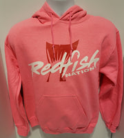 Redfish Nation Winter Heavy Cotton Hoodies - Pink