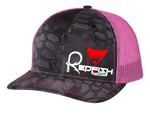Redfish Nation Logo Cap - Kryptek Neon Pink