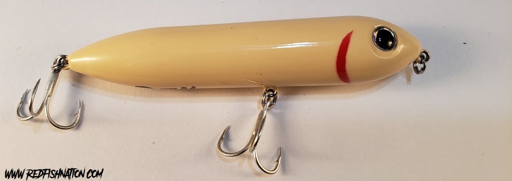4" Off White RFN Submarine top water lure