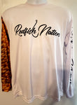 Performance Redfish Scales one Sleeve Design Shirt