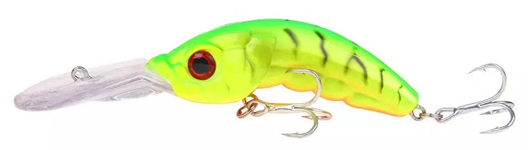 Redfish Nation Waterbugs Crankbait Lure - Banana Yellow